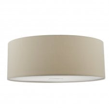 RONDA faux silk taupe easy fit pendant shade