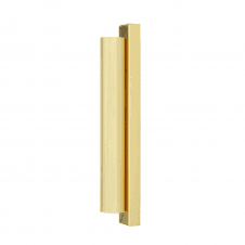 ROYCE Modern Slender Reeded Brass Wall Light