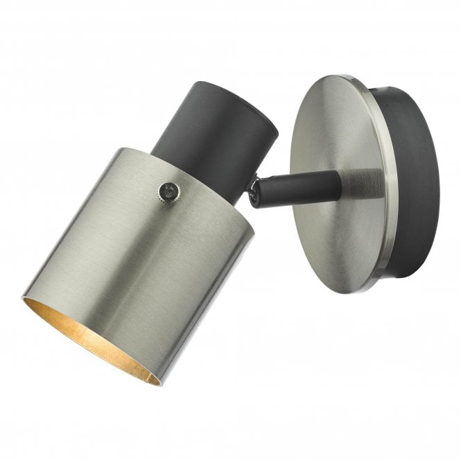 RYAN Single Spotlight | Brushed Nickel | Matte Black