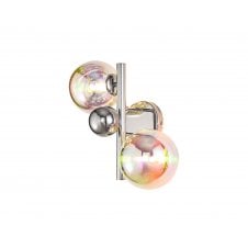 iridescent glass wall light