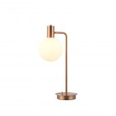 RYLEE Adjustable Table Lamp | 1 x G9 | Antique Copper and Opal