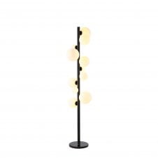 RYLEE Floor Lamp | 11 x G9 | Satin Black | Opal Glass