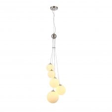 RYLEE Pendant | 5 x G9 | Satin Nickel | Opal Glass