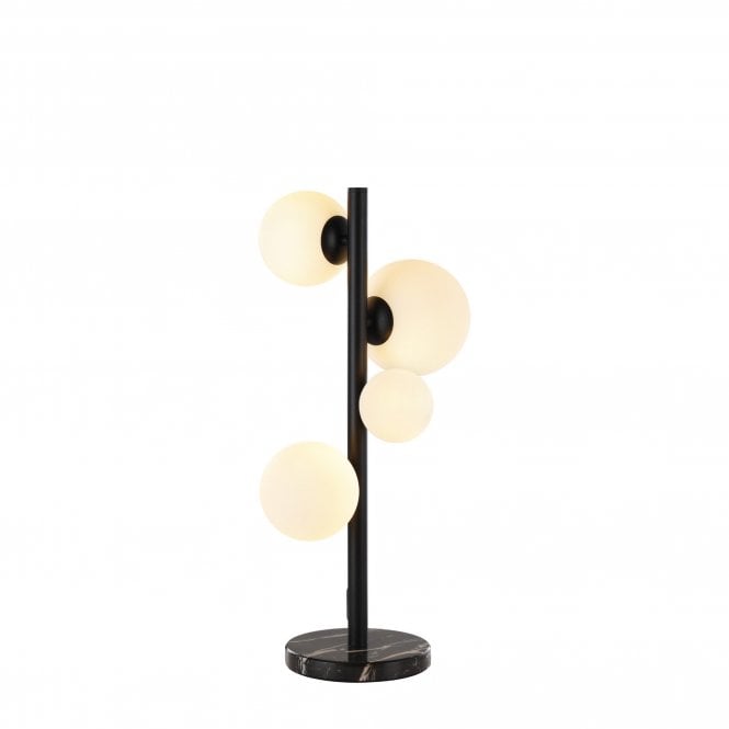 RYLEE Table Lamp | 4 x G9 | Satin Black | Opal Glass