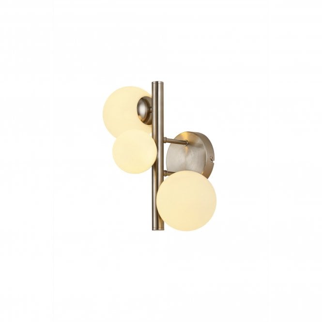 RYLEE Wall Lamp | 3 x G9 | Satin Nickel | Opal Glass