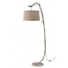 branch floor lamp with shade
