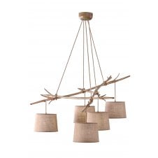 Ceiling Pendant Light | Imitation Wood.