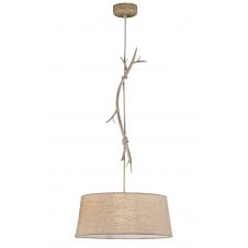 Ceiling Pendant Light | Imitation Wood.