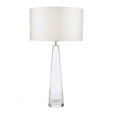 SAMARA Clear Glass Table Lamp | Base Only