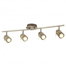 antique brass 4 light bathroom spotlight bar