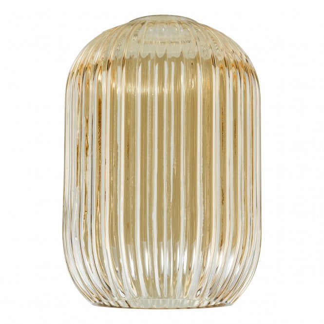 Sawyer Easy Fit Shade in Champagne Ribbed Glass