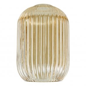 Sawyer Easy Fit Shade in Champagne Ribbed Glass