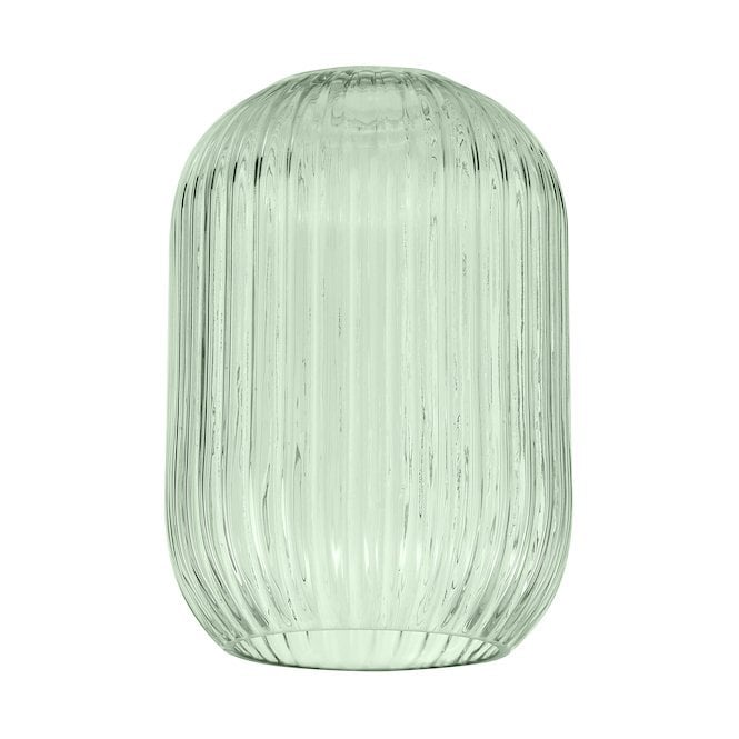 Sawyer Easy Fit Shade in Green Ribbed Glass
