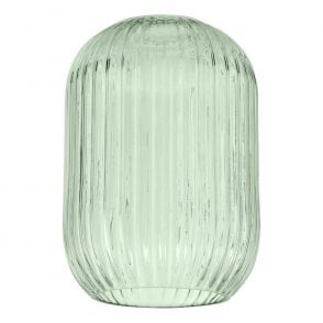 Sawyer Easy Fit Shade in Green Ribbed Glass