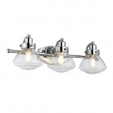 Polished Chrome Bathroom Wall Light | 3 Light