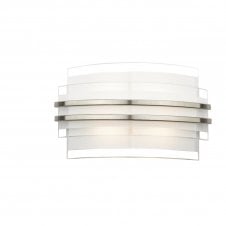 SECTOR double trim contemporary LED wall light (small)