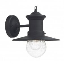 SEDGEWICK black downward facing outdoor wall light