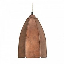 SEDNA Panelled Ceiling Pendant in Antique Copper