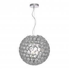 Ceiling Pendant Brushed Chrome Tubes Small