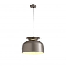 SERVER Satin Nickel Ceiling Pendant Midcentury Modern Styling