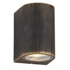 modern black and gold wall light