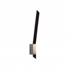 SHEER 8W LED Wall Light 3000K 560lm Sand Black/Satin Nickel with 3 year warranty