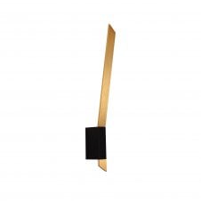 SHEER 8W LED Wall Light 3000K 560lm Satin Gold/Sand Black with 3 year warranty
