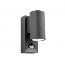 SHELBY LED 1 Light Single Wall with PIR in Graphite
