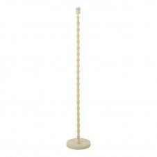 modern cream, bamboo-inspired table lamp base