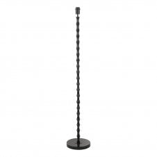 modern, black, bamboo-inspired floor lamp