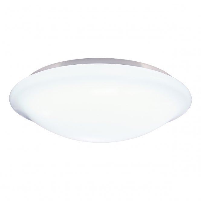 SKY Round White Acrylic Bathroom Flush Ceiling Fitting IP44