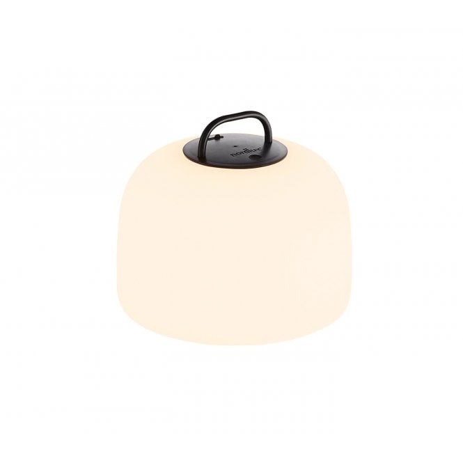 Small White KETTLE TO - GO 22 Portable Lantern, Includes USB Cable, IP54 Rating