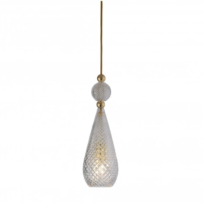 SMYKKE modern crystal glass ceiling pendant light