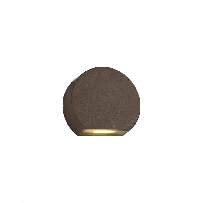 SOFIA dark brown LED outdoor wall light with 3 year warranty