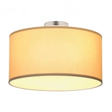 SOPRANA modern ceiling light with beige shade