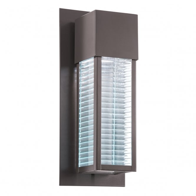 SOREL modern architectural exterior wall light in bronze