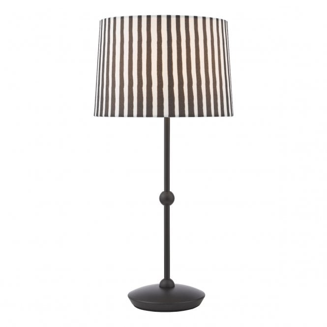 Sosa Table Lamp in Matt Black with Shade