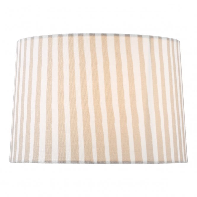 Sosa Taupe Cotton Tapered drum Shade 22cm