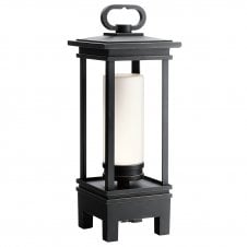 SOUTH HOPE LED portable bluetooth speaker lantern in rubbed bronze