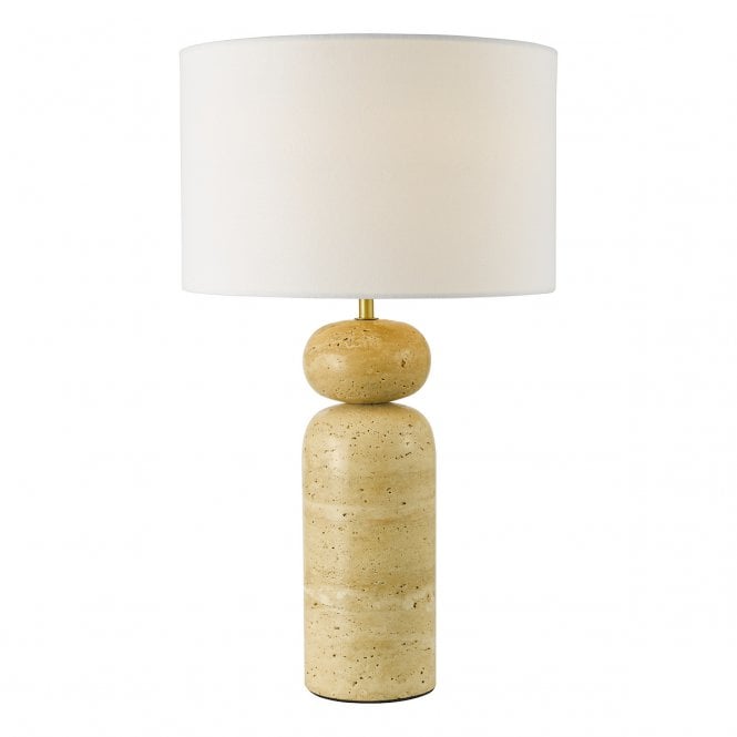 Soyala Table Lamp in Natural Brown Stone (Base Only)