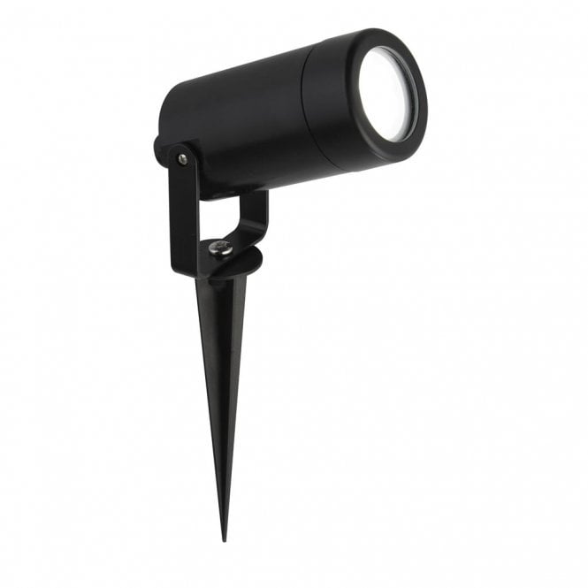 SPEAR Black, Clear Exterior Light with PC Plastic / Glass shade