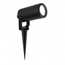 SPEAR Black, Clear Exterior Light with PC Plastic / Glass shade