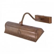 SPENCE 30cm Cast Brass Picture Light in Antique Brass