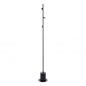 SPIRAL Matt Black 3 Light Floor Lamp Base