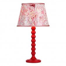 Gloss Red Table Lamp Base Only