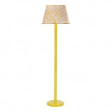 Gloss Yellow Floor Lamp Base Only