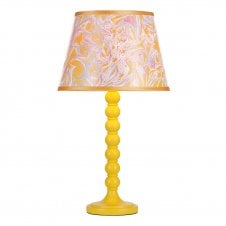 Gloss Yellow Table Lamp Base Only