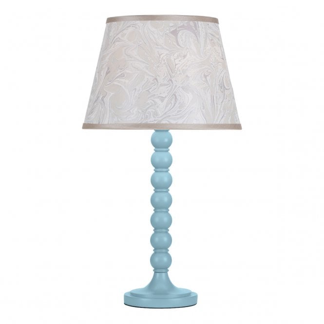 Spool Table Lamp in Blue (Base Only)