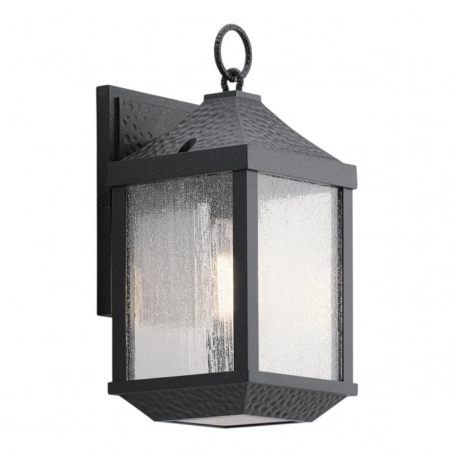 SPRINGFIELD Small Outdoor Wall Lantern - Black