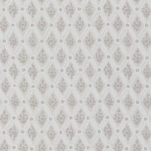 St John Street Trellis Wallpaper in Limestone